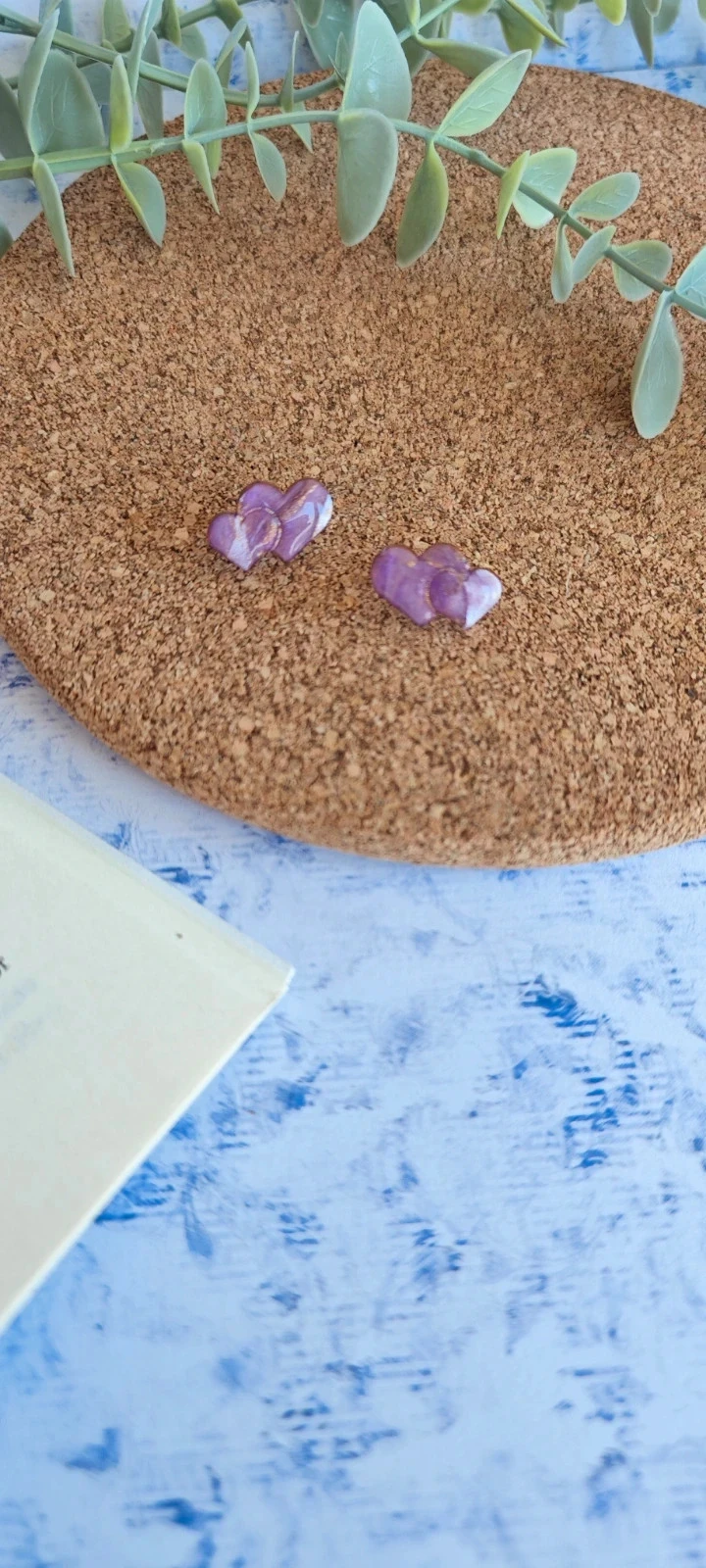 Lote 2 pares Pendientes Love – photo 7
